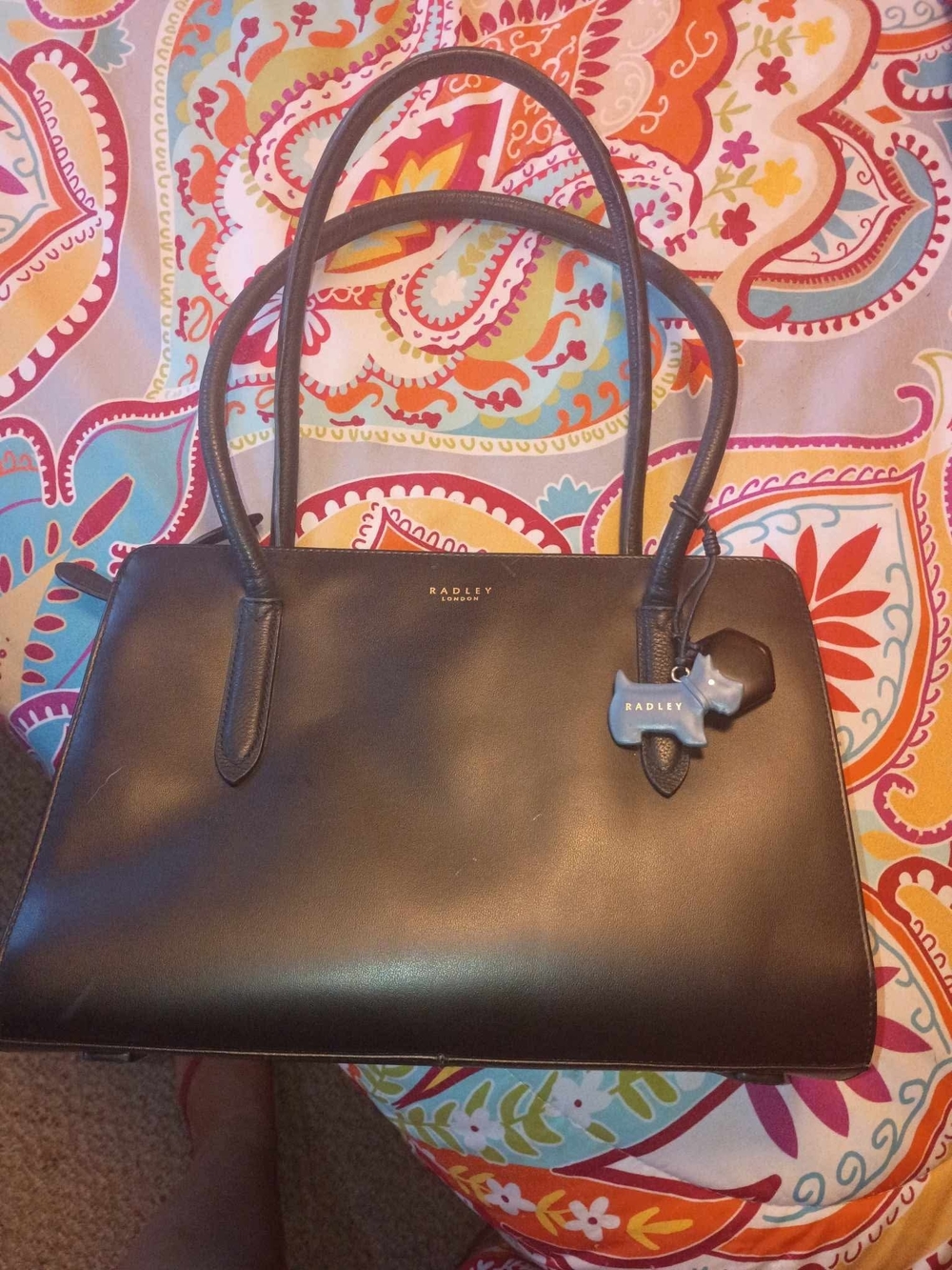 Radley London Liverpool Street Medium Zip-Top Leather Shoulder Bag